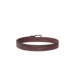 Men Brown Solid Leather Belt