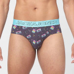 Men Pack of 2 Printed Cotton Basic Briefs