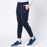 Men Navy Blue Solid Joggers